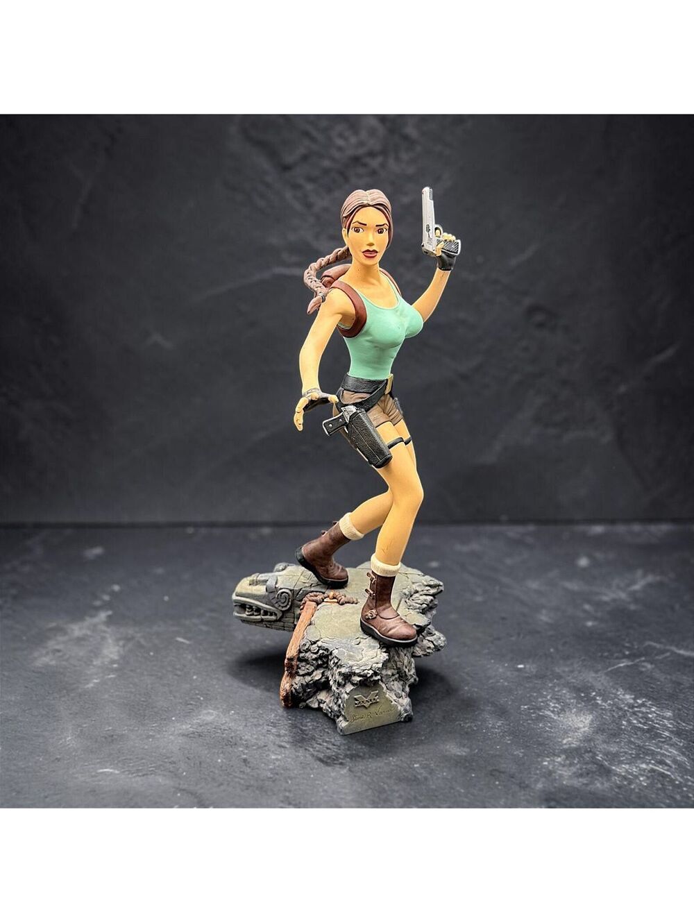 Rare Vtg Lara Croft Tomb Raider Varner Studios 15" Statue Limited 1777/4500 COA